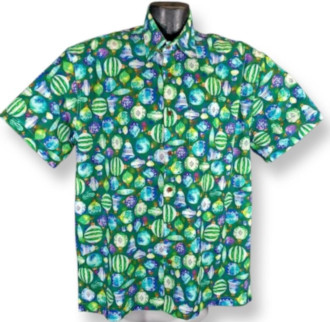 Christmas Tree Ornaments Hawaiian Shirt